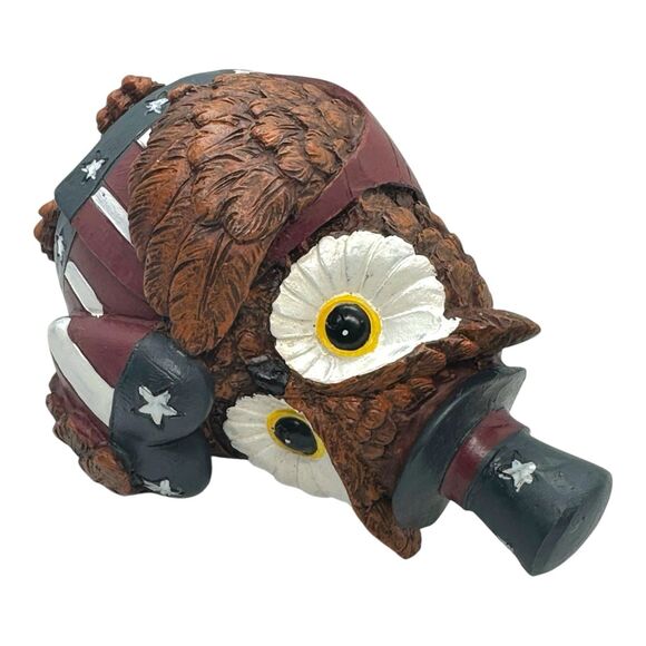 PATRIOTIC OWL FIGURINE FOR JULY 4TH INDEPENDENCE DAY CELEBRATION - Picture 8 of 13